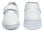 Anti-static Breathable Sneakers Work White Shoes with Velcro Strap