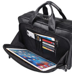 Big Briefcase Doctors Bag Business Office Bag Genuine Real Leather Laptop Briefcase