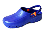 Lightweight Antistatic Clogs Work Shoes with Straps Blue