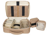 S27135 Nurse Multiuse Medical Doctors Home Care Bag - brown/beige