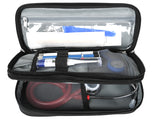 Multiuse Soft Carry Case for Stethoscope and Nurse Accessories - black