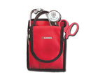 Flat Holster with Belt Loop Red for Medical Instruments