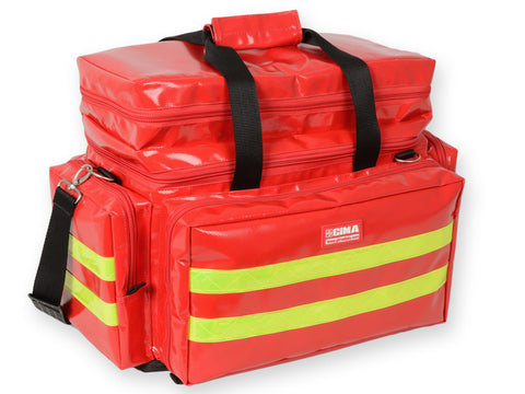 Medium Emergency Medical Bag PVC Tarpaulin Red