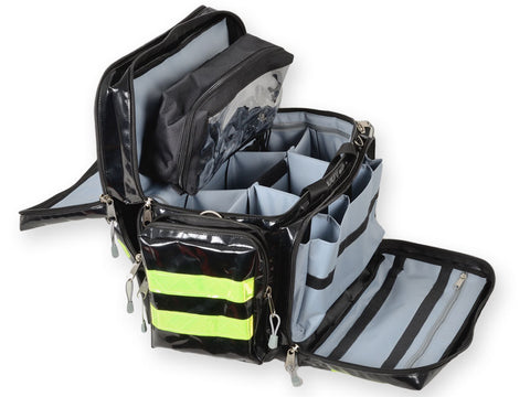 Medium Emergency Medical Bag PVC Tarpaulin Black