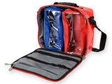 Emergency Medical Bag PVC Tarpaulin Red with Transparent Window