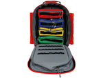 Trolley PVC Rucksack with 6 Coloured Pouches Doctors Emergency Medical Bag