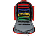 Trolley PVC Rucksack with 6 Coloured Pouches Doctors Emergency Medical Bag