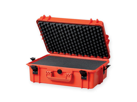 Equipment & Tools Case with Foam IP67 Certified Tough, Reliable, Durable Medium Orange