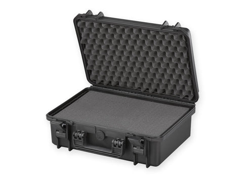 Equipment & Tools Case with Foam IP67 Certified Tough, Reliable, Durable Medium Black