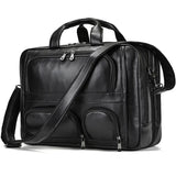 Big Briefcase Doctors Bag Business Office Bag Genuine Real Leather Laptop Briefcase