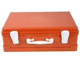 Empty Plastic Case for Medical Equipment & Tools with Carrying Handle & Separators Medium Orange