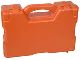 Empty Plastic Case for Medical Equipment & Tools with Carrying Handle Small Orange