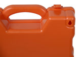 Empty Plastic Case for Medical Equipment & Tools with Carrying Handle Small Orange