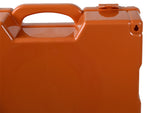 Empty Plastic Case for Medical Equipment & Tools with Carrying Handle Large Orange