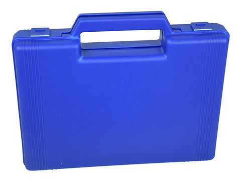 Empty Case for Medical Equipment & Tools with Carrying Handle Blue