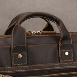 Vintage Leather Doctors Briefcase Laptop Messenger Shoulder Bag