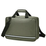 Empty First Aid Portable Shoulder Medical Emergency Bag Army Green