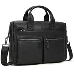 Doctors Briefcase Business and Office Laptop Bag Genuine Leather