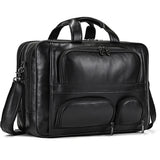 Big Briefcase Doctors Bag Business Office Bag Genuine Real Leather Laptop Briefcase