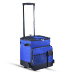 Insulated Cooler Bags With Trolley Refrigerator 43L Blue