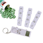 7 Days & 28 Grids Medicine Pill Case with LED Timer Reminder