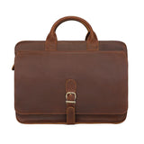 Handmade Pure Leather Men Doctors Briefcase Business Bag