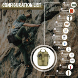 First Aid Kit (Hiking, Hunting, Camping - IFAK SOS Emergency Trauma Kit)