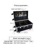 Medical Equipment Case Doctors Bag Large Aluminium Trolley Box with Wheels