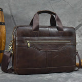 Doctors Briefcase Business and Office Laptop Bag Genuine Leather