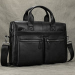 Doctors Briefcase Business and Office Laptop Bag Genuine Leather