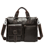 Leather Doctors Briefcase Hand Bag Shoulder Bag