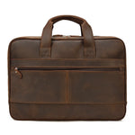 Big Briefcase Doctors Bag Business Office Bag Genuine Real Leather Laptop Briefcase