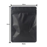 4Mylar Bags Double-Sided Plastic Resealable Aluminum Foil Ziplock Food Waterproof Flat Bottom Bags 100pcs