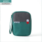 Multifunctional Medicine First Aid Emergency Bag Green Small