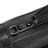 Doctors Bag Genuine Leather Travel Bag with Metal Buckle Anti-theft Designer Bag