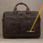 Doctors Bag Genuine Leather Laptop Bag Briefcase