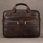 Doctors Briefcase Business and Office Laptop Bag Genuine Leather