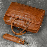 Doctors Bag Genuine Leather Laptop Bag Briefcase