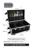 Medical Equipment Case Doctors Bag Large Aluminium Trolley Box with Wheels