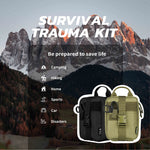 First Aid Kit (Hiking, Hunting, Camping - IFAK SOS Emergency Trauma Kit)