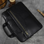 Doctors Briefcase Business and Office Laptop Bag Genuine Leather