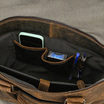 Leather Doctors Briefcase Hand Bag Shoulder Bag