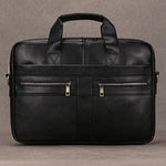 Doctors Briefcase Business and Office Laptop Bag Genuine Leather