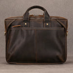 Vintage Leather Doctors Briefcase Laptop Messenger Shoulder Bag