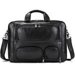 Big Briefcase Doctors Bag Business Office Bag Genuine Real Leather Laptop Briefcase