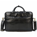 Doctors Briefcase Business and Office Laptop Bag Genuine Leather