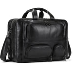 Big Briefcase Doctors Bag Business Office Bag Genuine Real Leather Laptop Briefcase