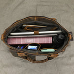 Leather Doctors Briefcase Hand Bag Shoulder Bag