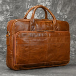 Doctors Bag Genuine Leather Laptop Bag Briefcase