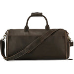 Leather Travel Garment Folding Suit Cover Duffle Bag with Shoe Pocket